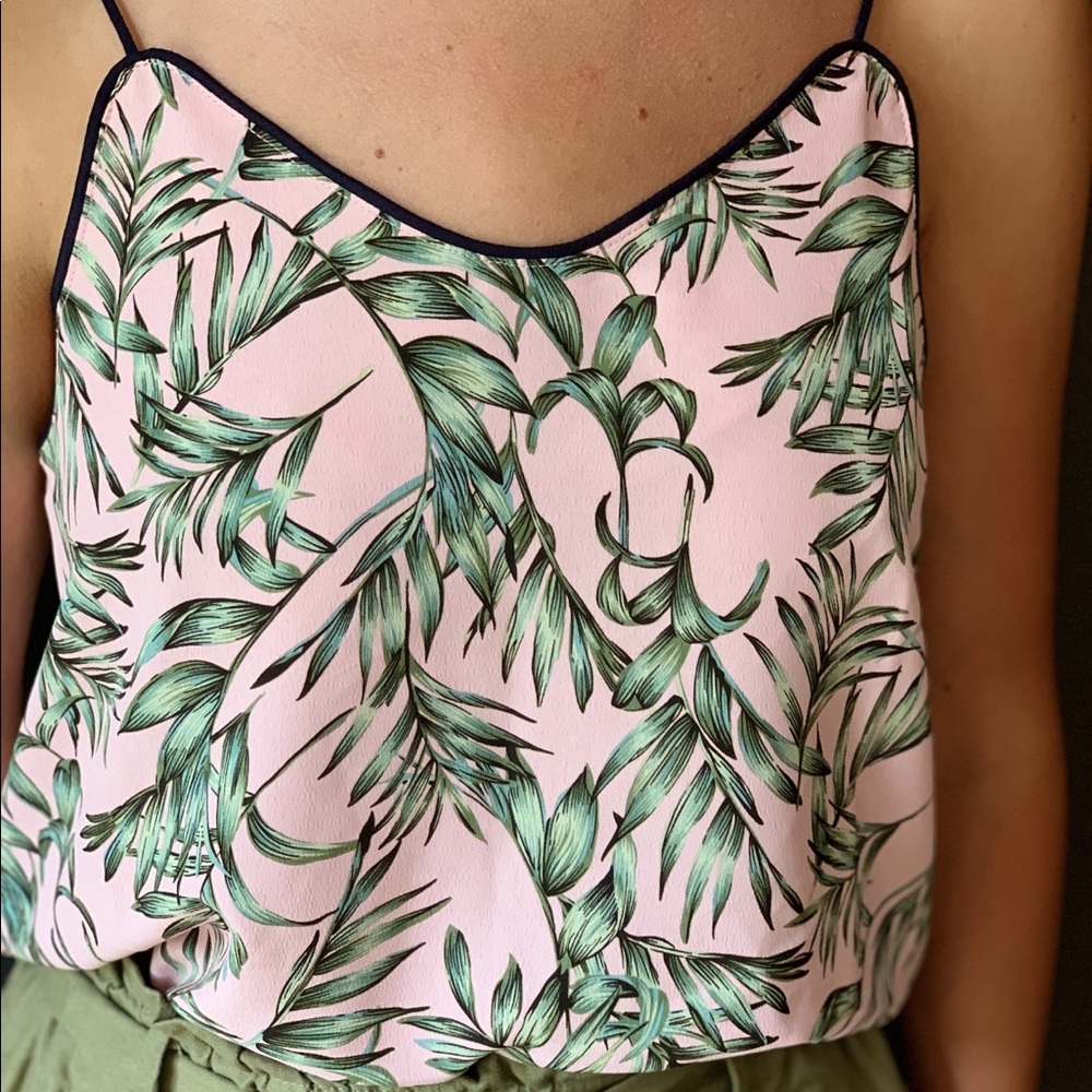 Jade Piping Cami Tank